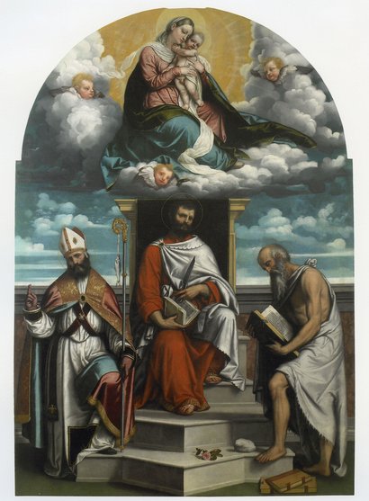 Dipinto del Moretto nella Chiesa di San Silvestro e San Michele a Calvisano